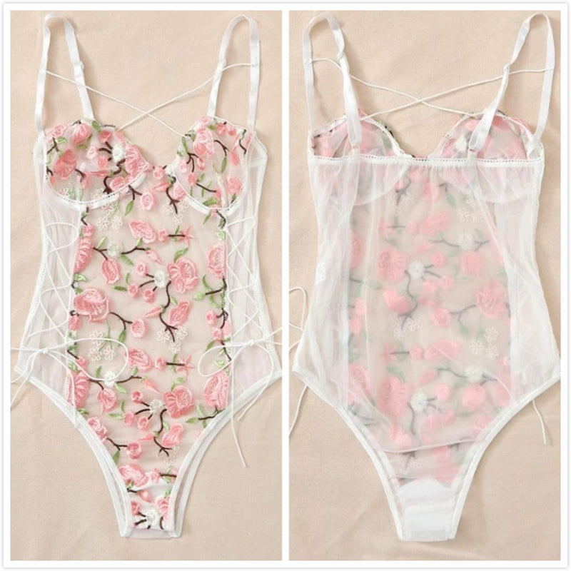 Women's Sleepwear Onsies Adults Sexy Lingerie Sexy Sleepwear Onesie Pajamas for Wo