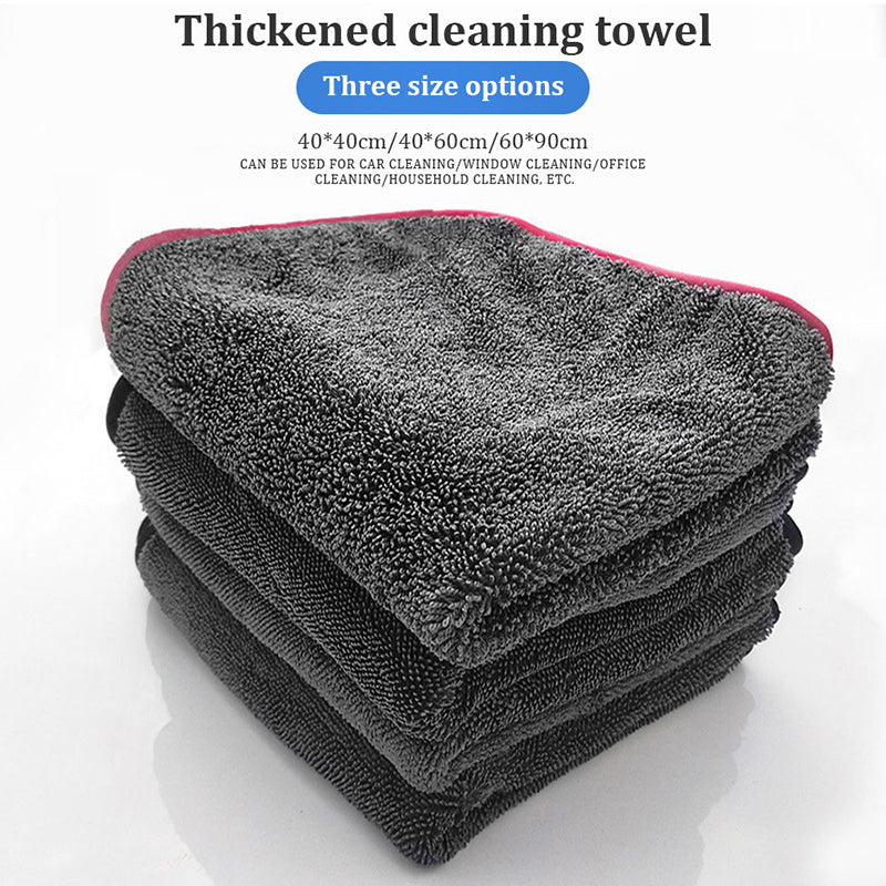 40X40cm Car Wash Accessories Coral Fleece Auto Towel Detailing Cleaning Car Care Washing Clean Cloth Wet and Dry Detailing Towel