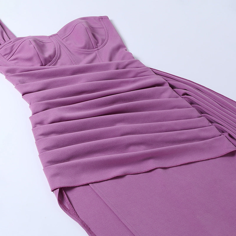 2022 Fashion Party Dress Women Clothes Women Asymmetry Cocktail Dresses Elegant Sexy Night Club Dresses
