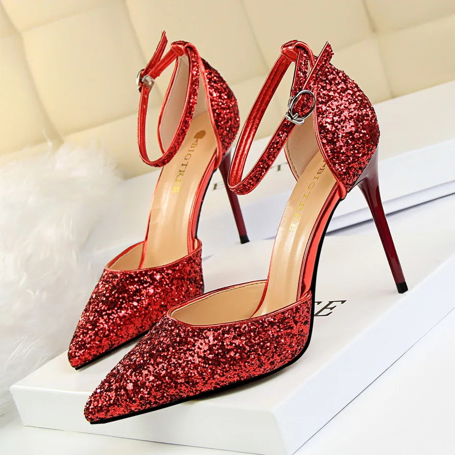 Sparkling Nightfall Heels | 283-1 Luxurious High Heel