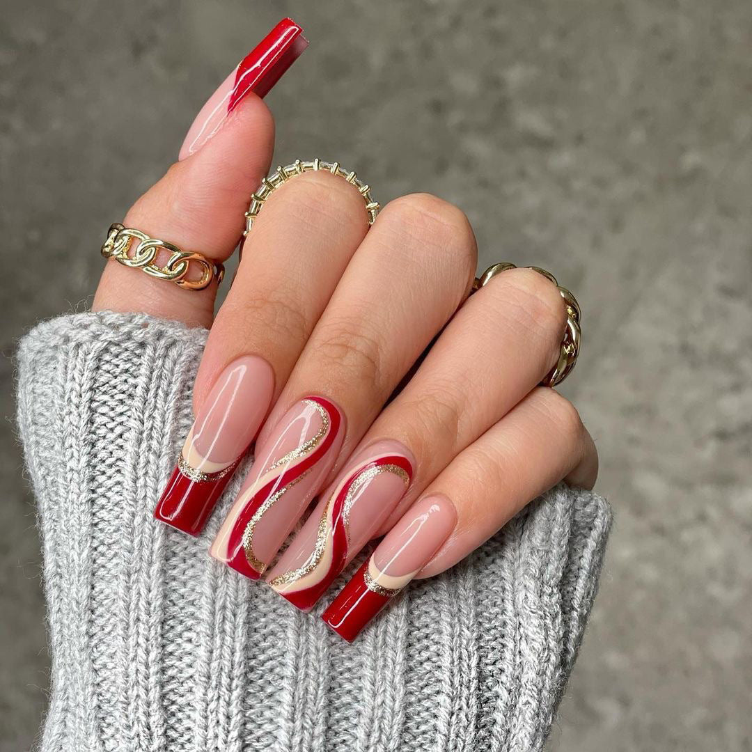 Hot Custom Logo Artifical False Nails Full Cover  Nail  Short Designer Press on Nails Tips