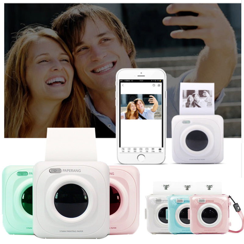 PAPERANG P1 Mini Pocket Printer BT Wireless Thermal Printer Portable Mobile Printer Compatible With Android iOS Windows Mac