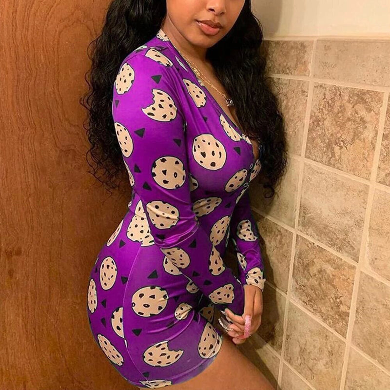 Wholesale Explosion Offer Large Catoon Tight Shorts Break Up Plus Size Sexy Cozy Sleepwear Onesies