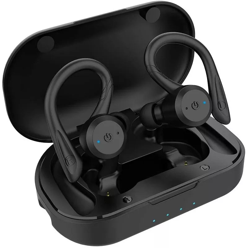 20 Hours Play Time Swimming Waterproof Bluetooth Earphone Dual Wear Style Sport Wireless Headset TWS Ipx7 Earbuds Stereo