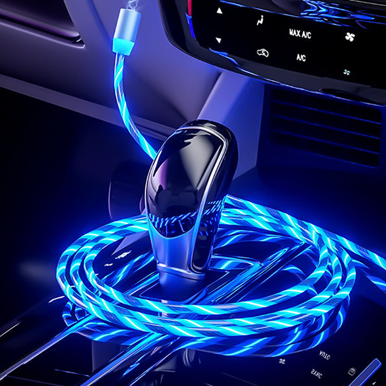 Magnetic Luminous Charging Cable Magnetic Charging Cable 3 in 1 Magnetic Usb Cable