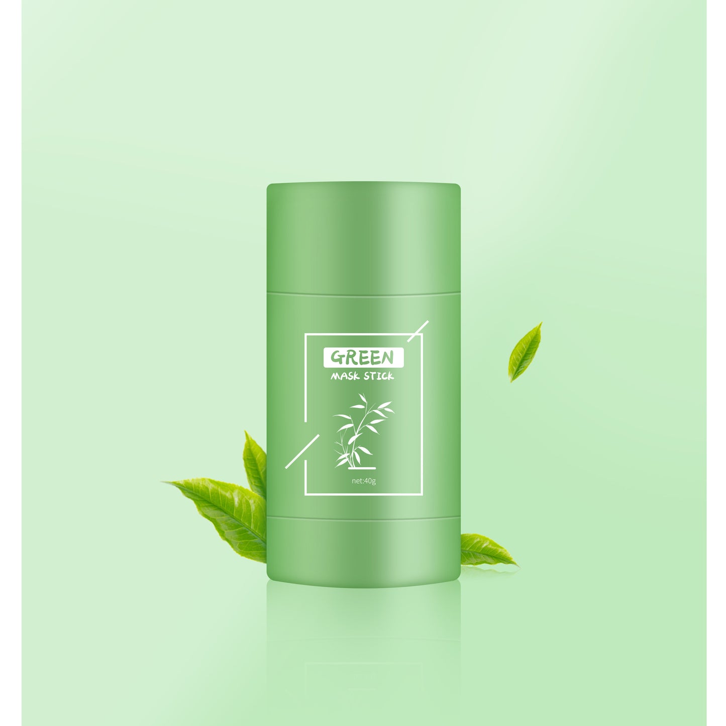Amazon Hot Sale Clay Mask Stick Facial Skin Care Matcha Green Tea Purifying Stick Mask Facial Clay Mud Solid Green Tea Mask