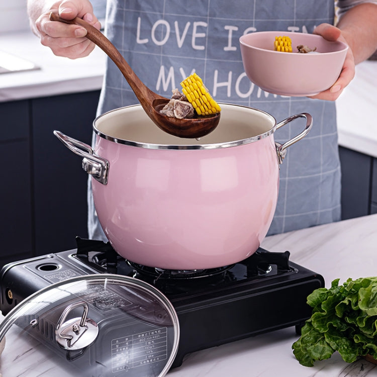Wholesale Enamel Soup Pot Uncoated Food Supplement Pot for Induction Cooker