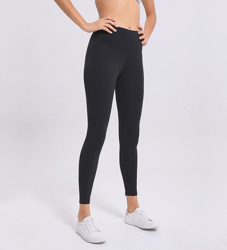 HIGH QUALITY! Arrival Lulu Lemon Align Fabric High Waist Nylon Spandex Material Yoga Fitness Leggings Plus Size New Solid Colors