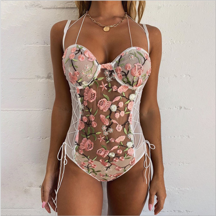 Women's Sleepwear Onsies Adults Sexy Lingerie Sexy Sleepwear Onesie Pajamas for Wo