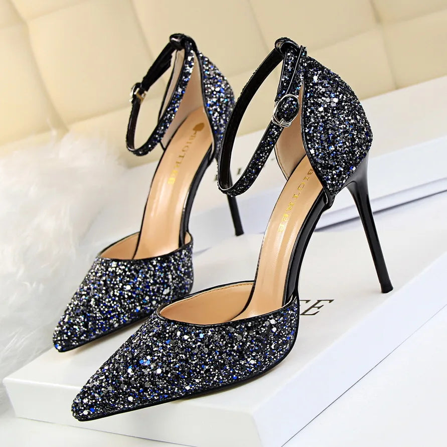 Sparkling Nightfall Heels | 283-1 Luxurious High Heel