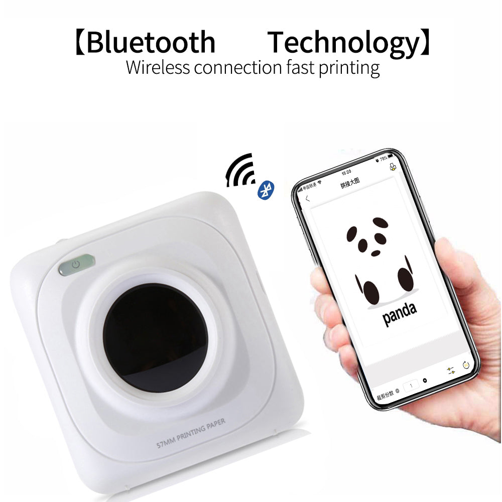 PAPERANG P1 Mini Pocket Printer BT Wireless Thermal Printer Portable Mobile Printer Compatible With Android iOS Windows Mac