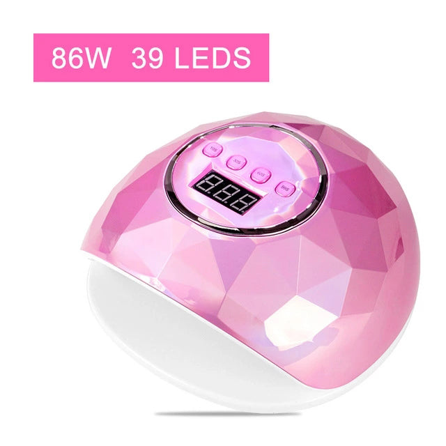 2021 Two Hands Nail Dryer Uv Led Lamp for Drying Nails Uv Led Nail Polish Lamp