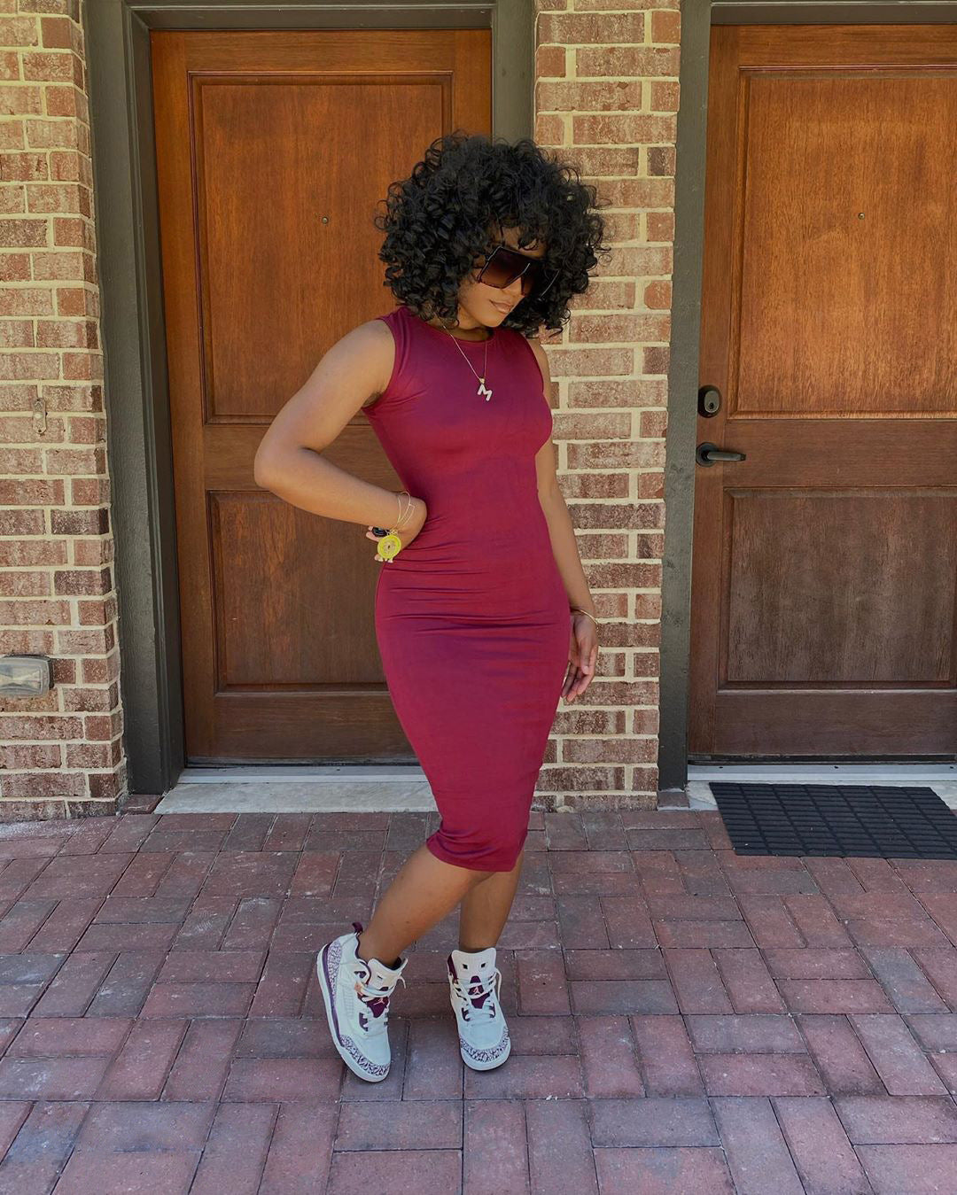 Womens Purple Maxi Dress Summer Casual Bodycon Sexy Sleeveless Pencil Long Dresses