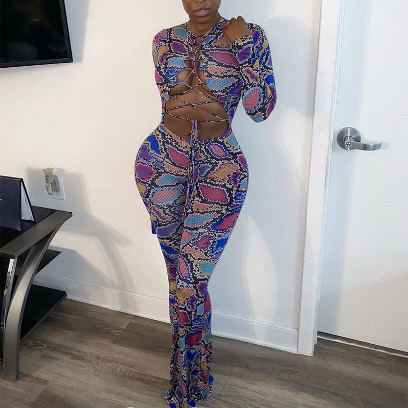 Sexy Women's Long Sleeve Conjoined Body Slimming Buttock Ladies Jumpsuit for Women