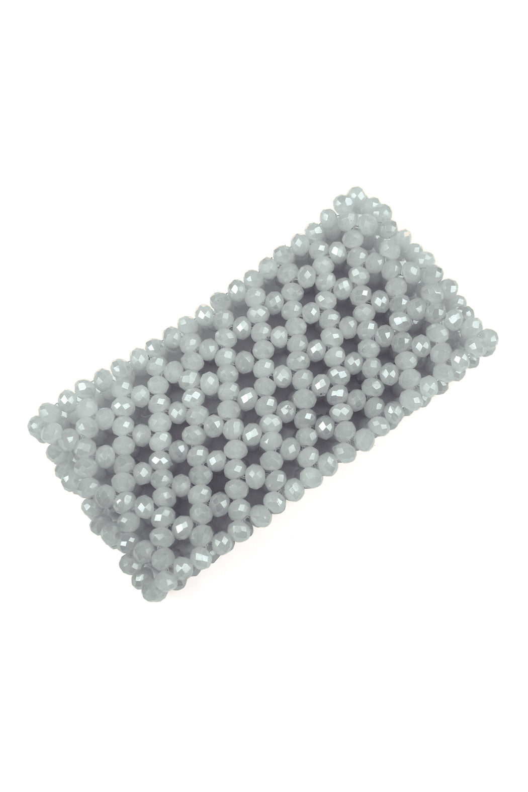 Glass Beads Mesh Wide Stretch Bracelet