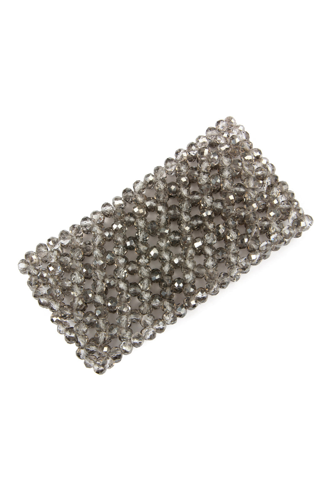 Glass Beads Mesh Wide Stretch Bracelet