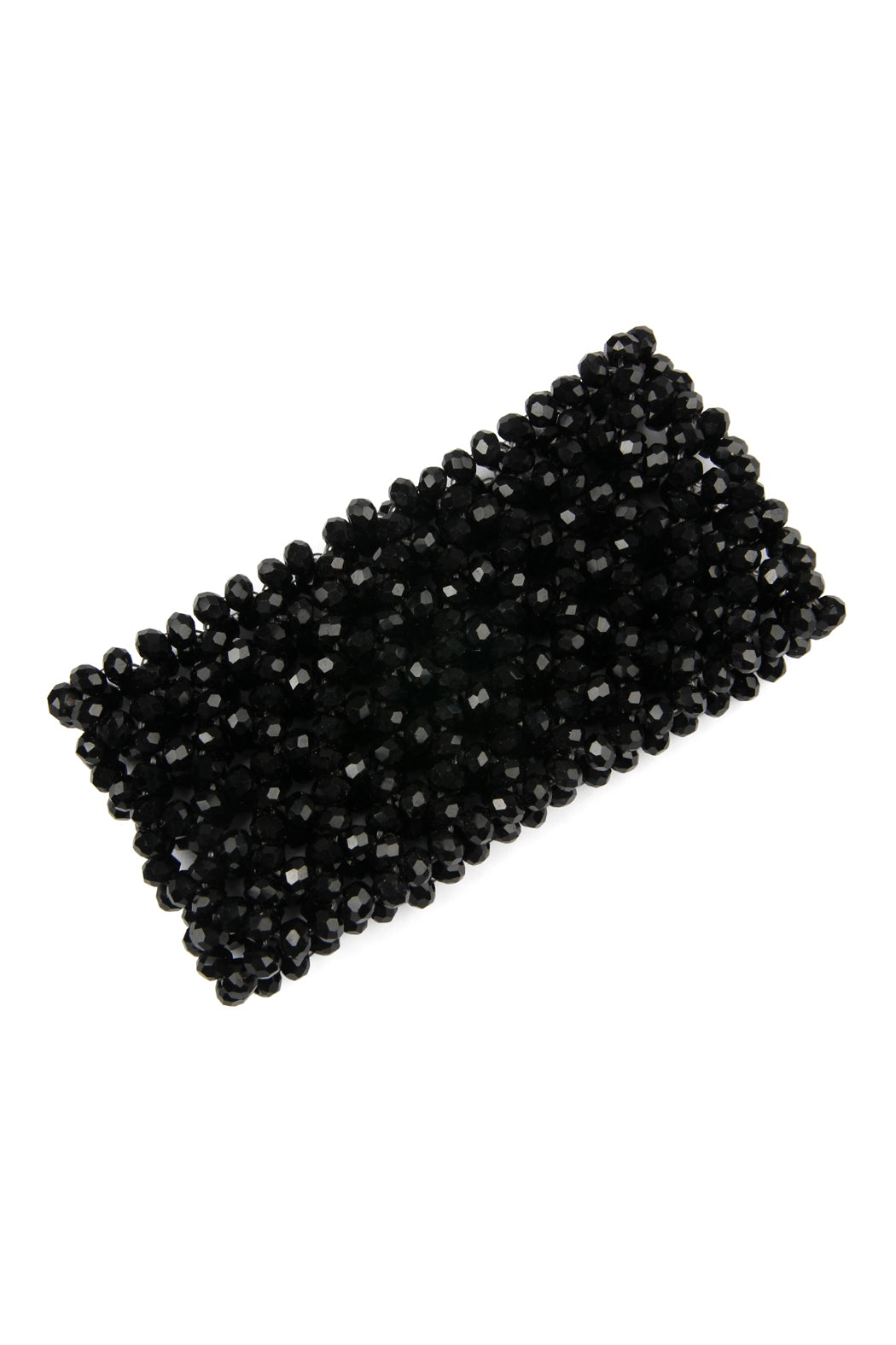 Glass Beads Mesh Wide Stretch Bracelet