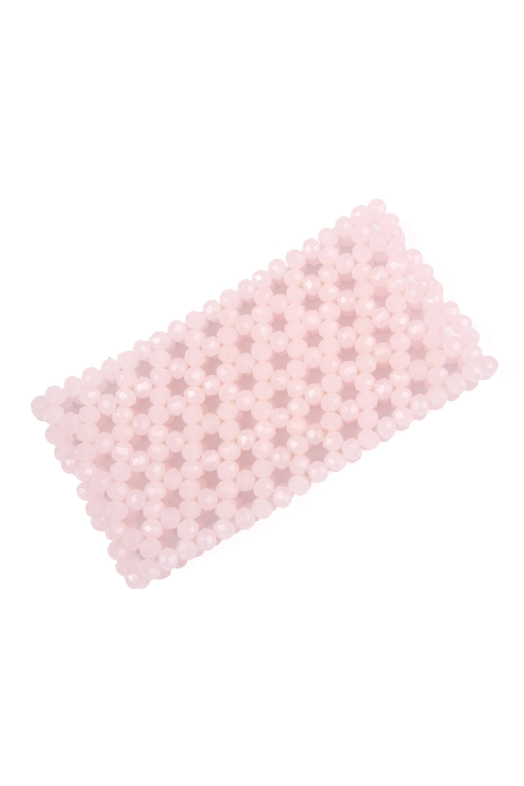 Glass Beads Mesh Wide Stretch Bracelet