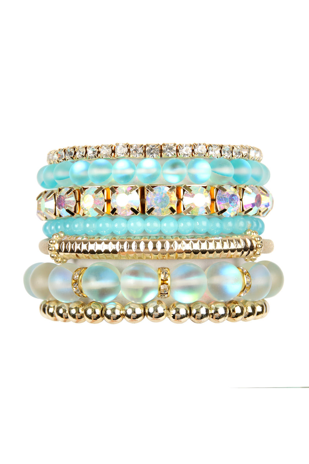 Mermaid Glass Stretch Bracelet
