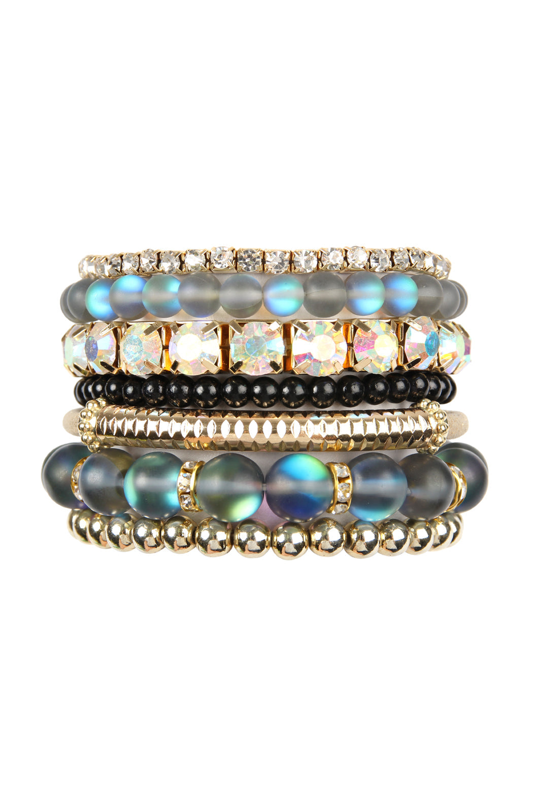 Mermaid Glass Stretch Bracelet
