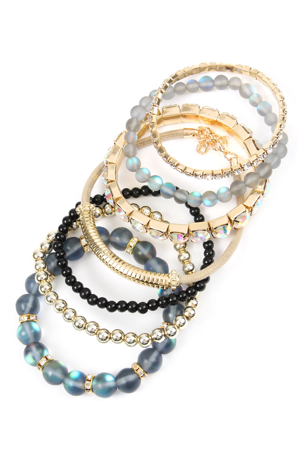 Mermaid Glass Stretch Bracelet