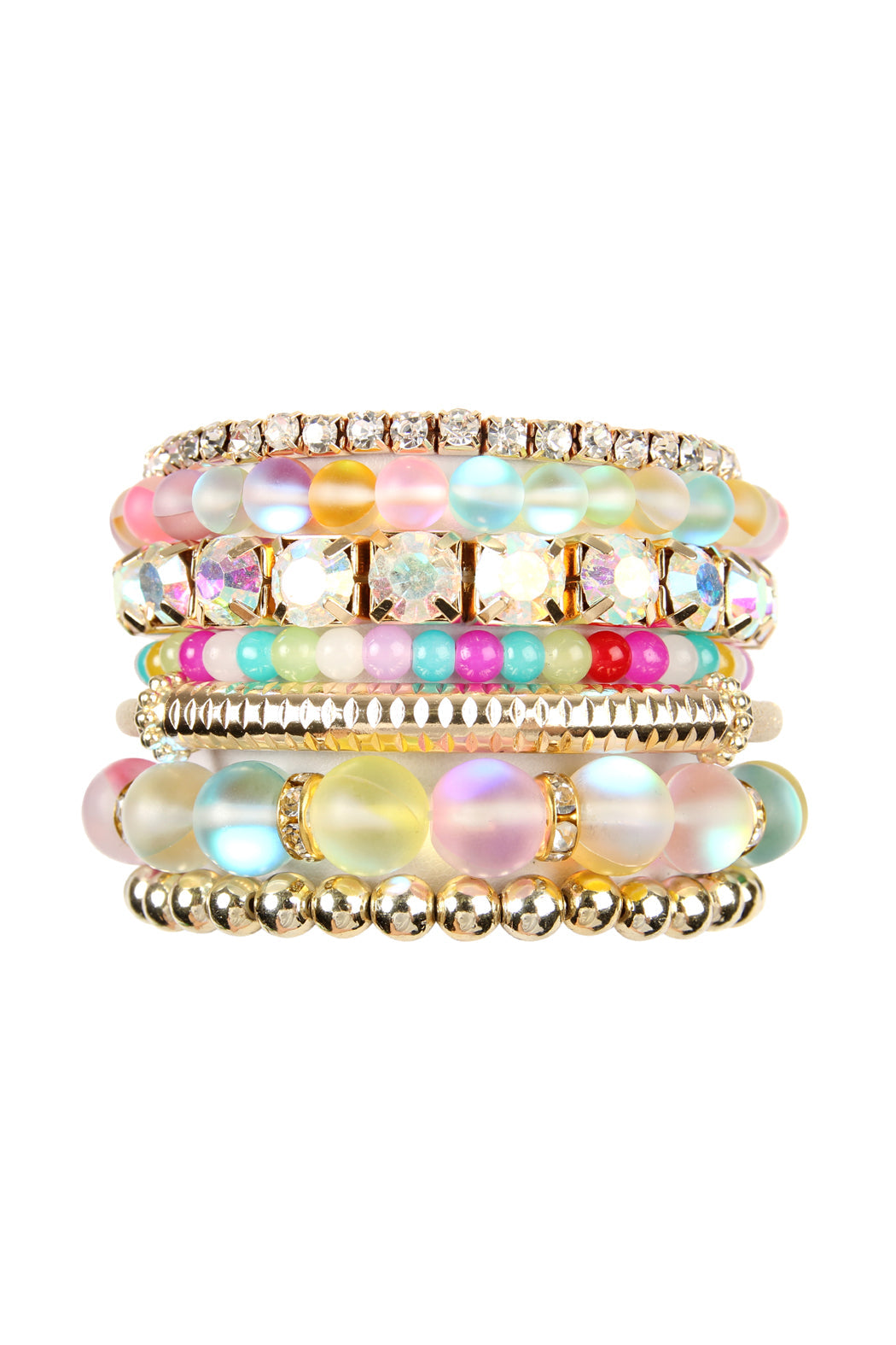 Mermaid Glass Stretch Bracelet