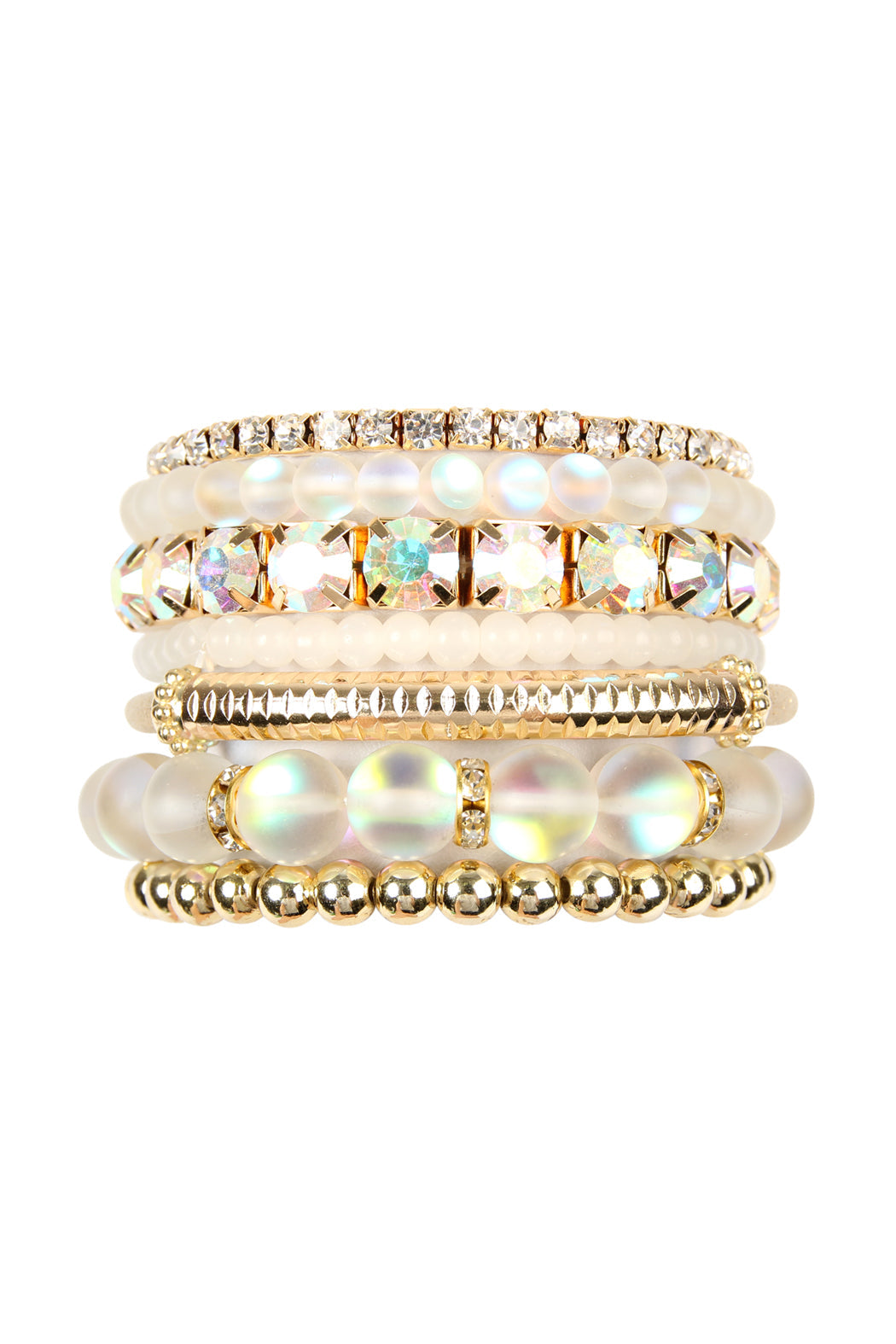 Mermaid Glass Stretch Bracelet