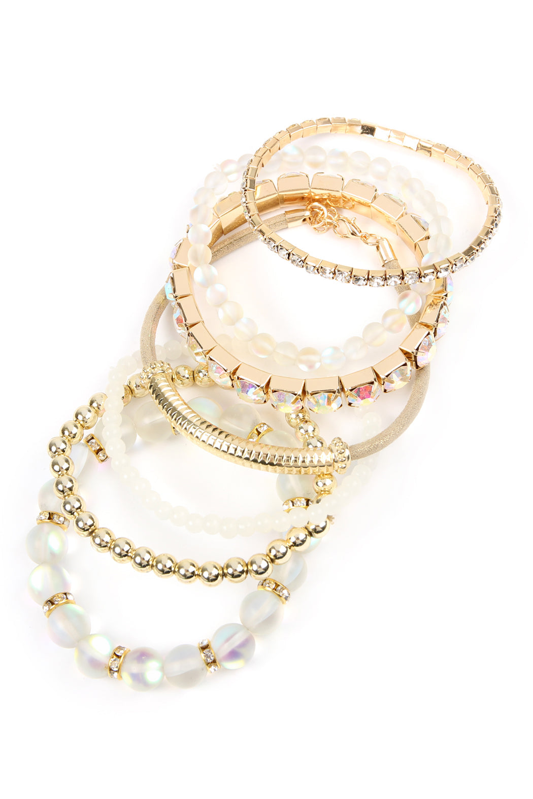 Mermaid Glass Stretch Bracelet