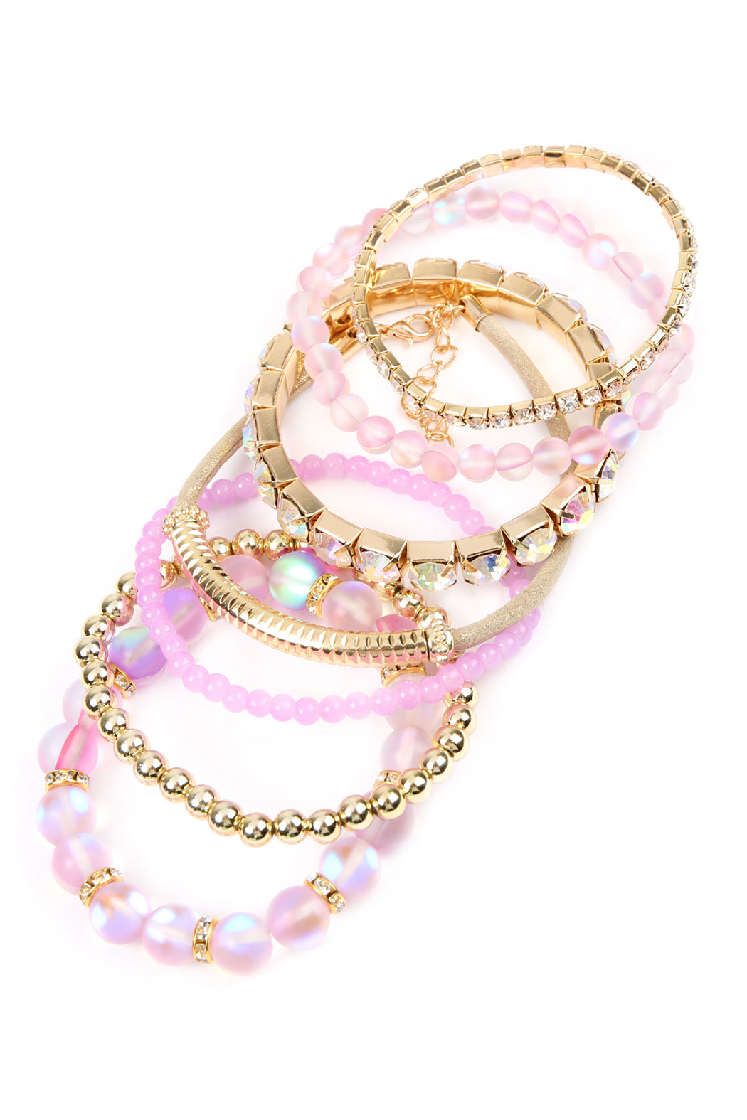 Mermaid Glass Stretch Bracelet