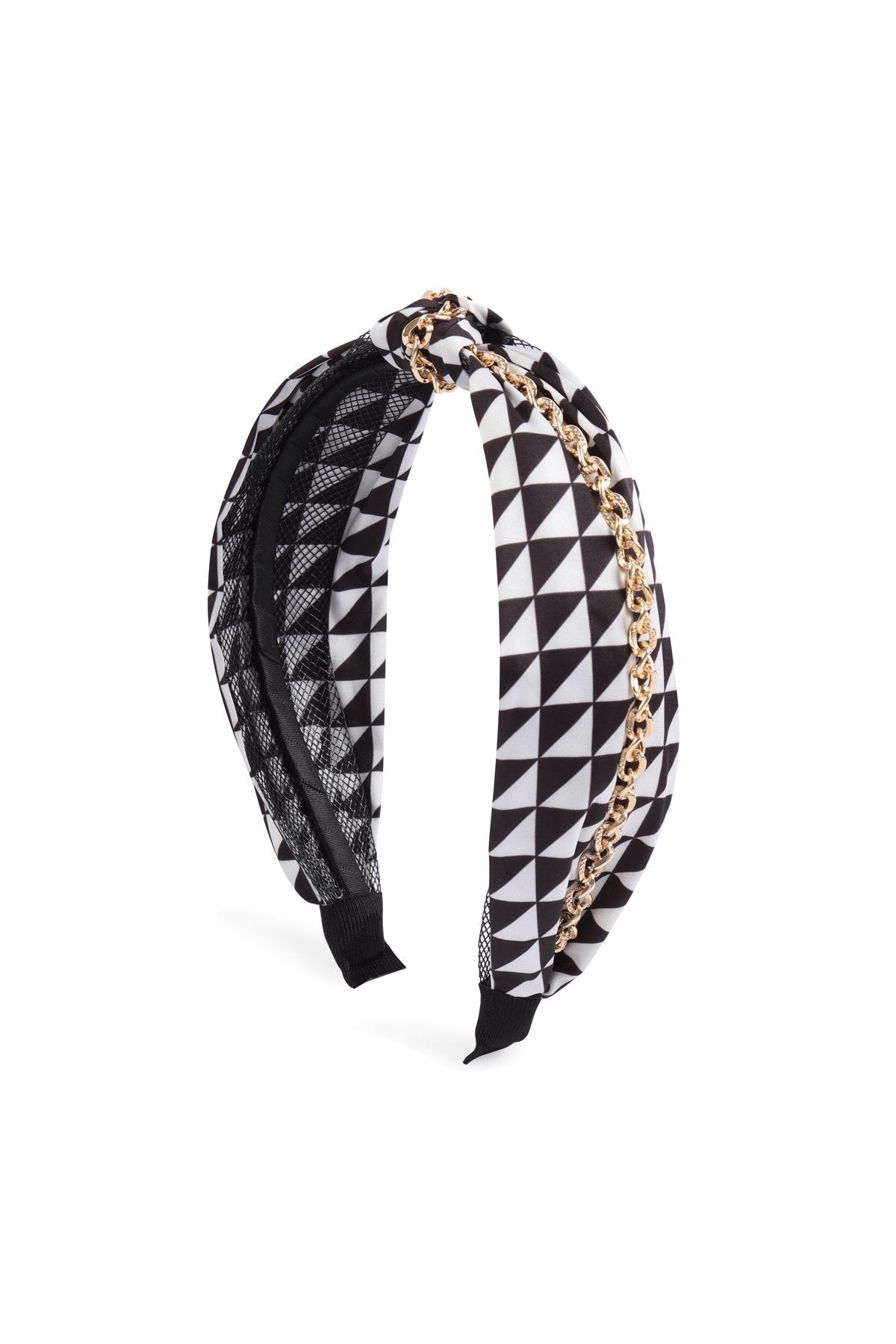 Chevron Pattern With Chain Knot Headband