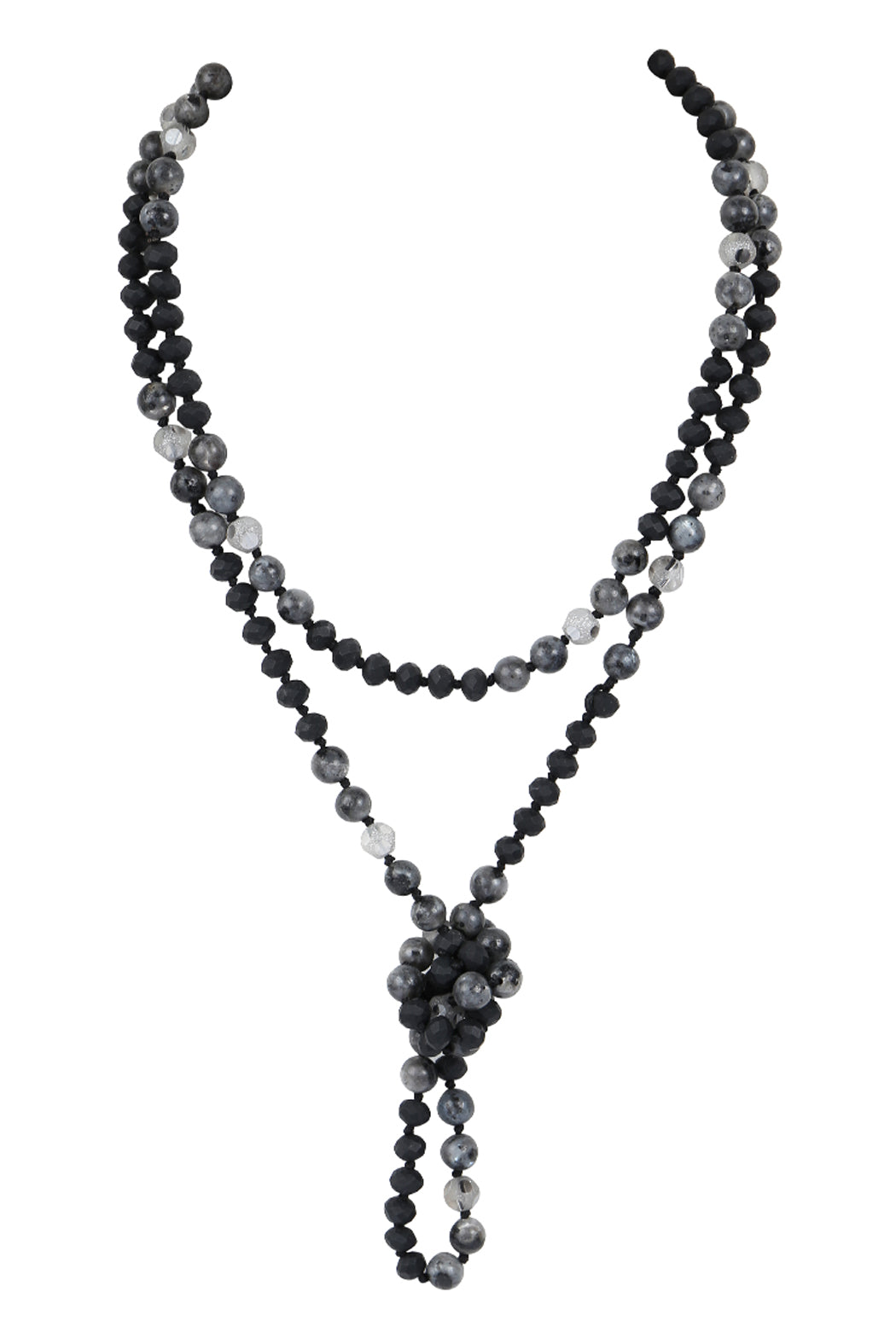 Hdn2526 - Longline Hand Knotted Necklace