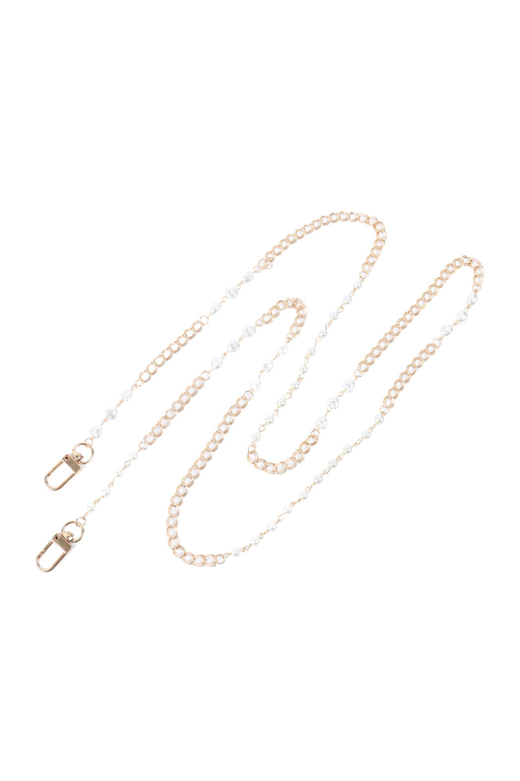 Multi Layered Pearl Convertible Chain or Necklace Bag Chain