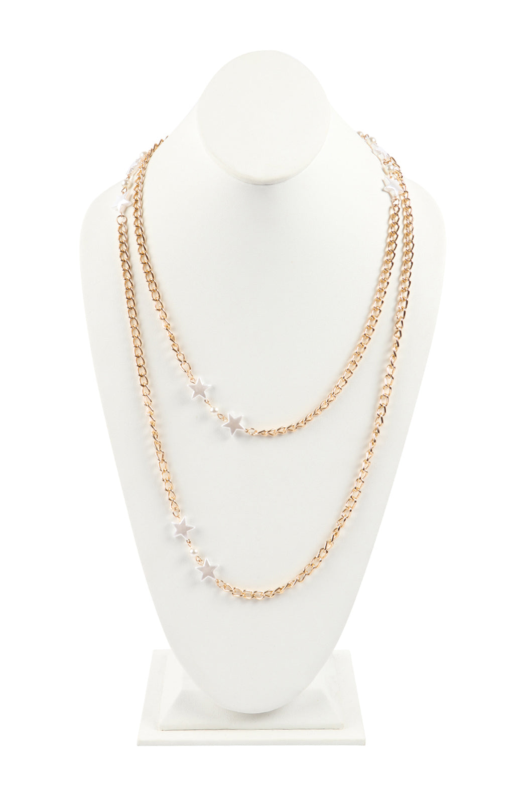 Layered Link Star Convertible Chain or Necklace Bag Chain