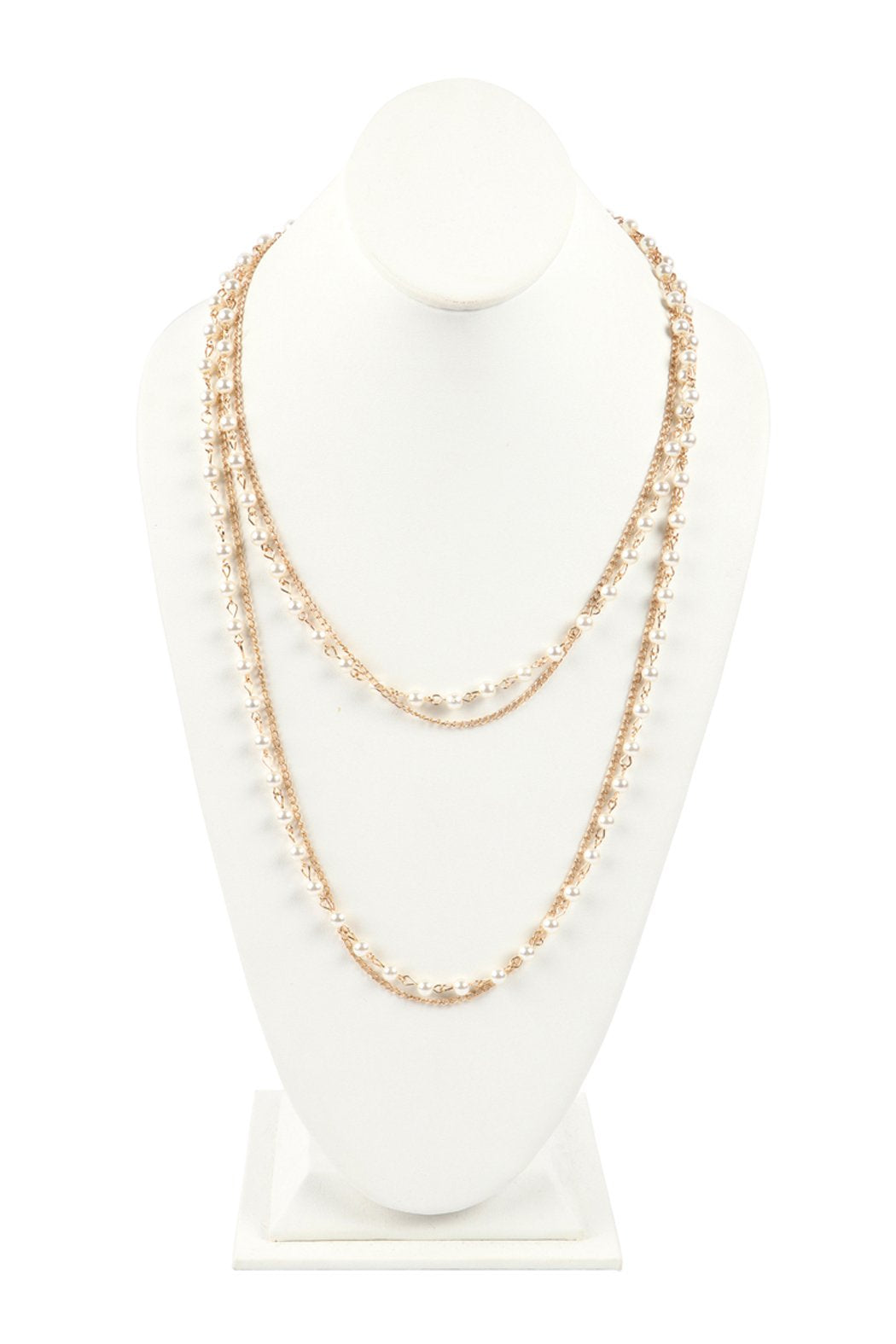 Multi Layer Pearl Convertible Chain or Necklace Bag Chain