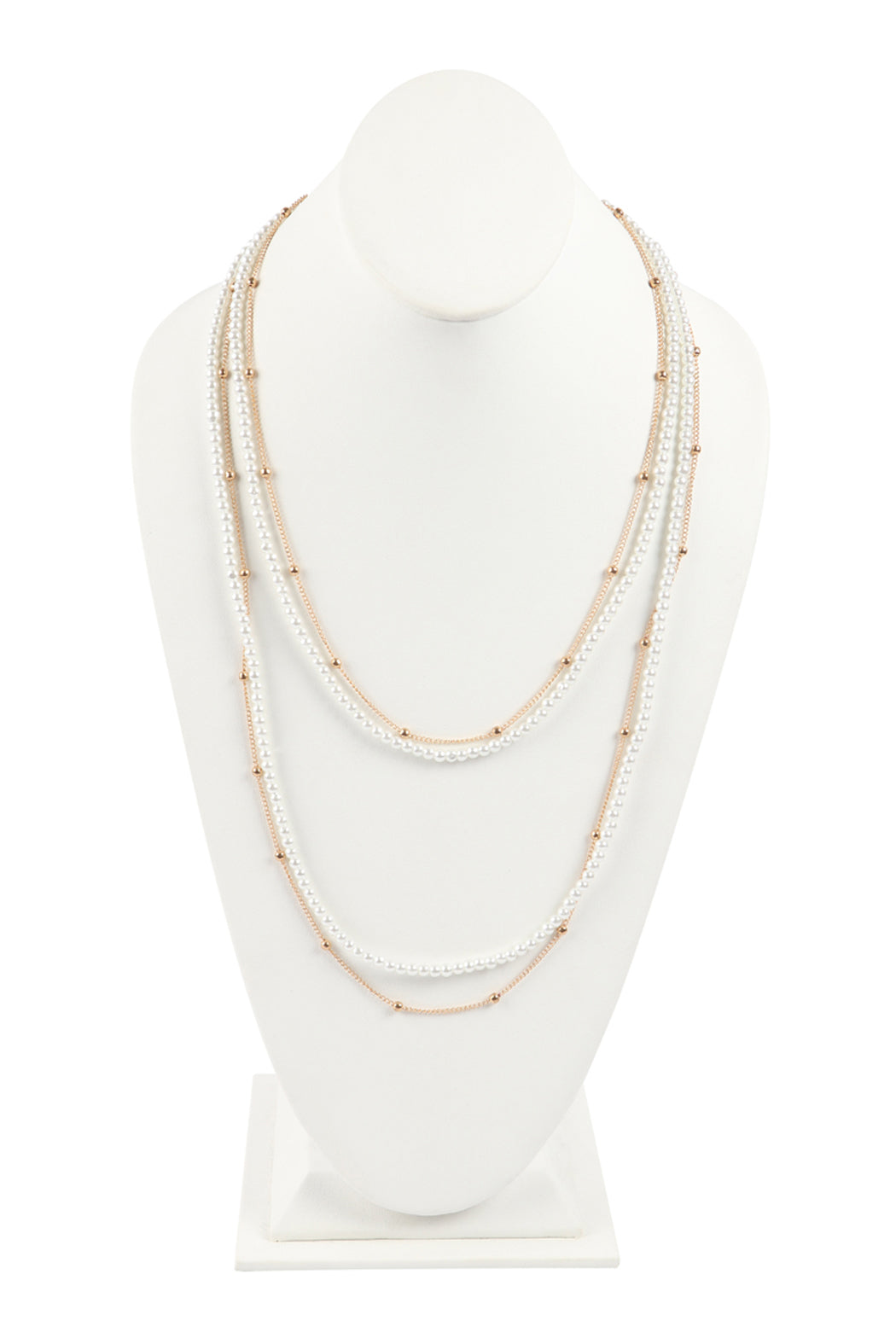Multi Layer Beaded Pearl Convertible Chain or Necklace Bag Chain