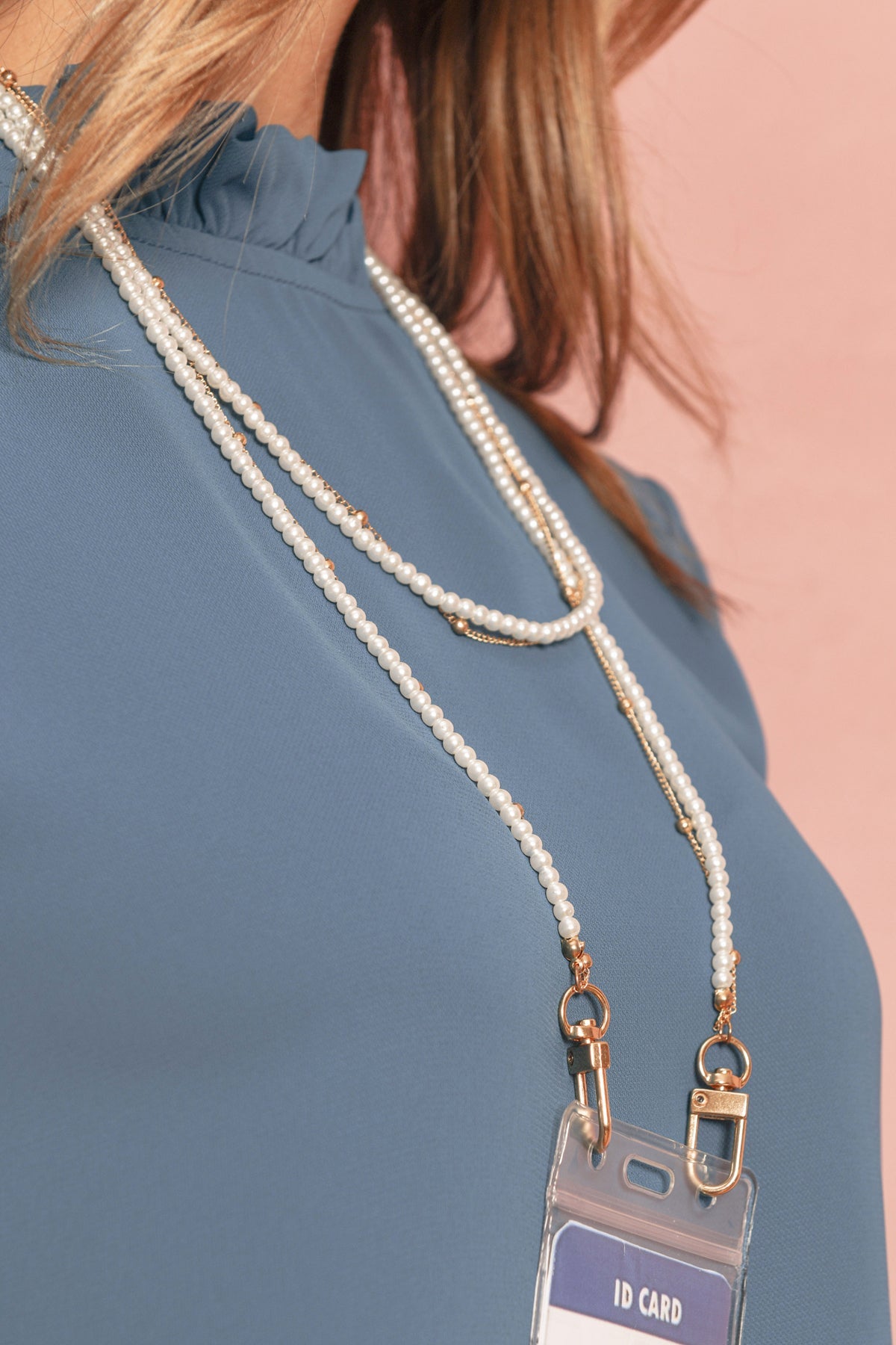 Multi Layer Beaded Pearl Convertible Chain or Necklace Bag Chain