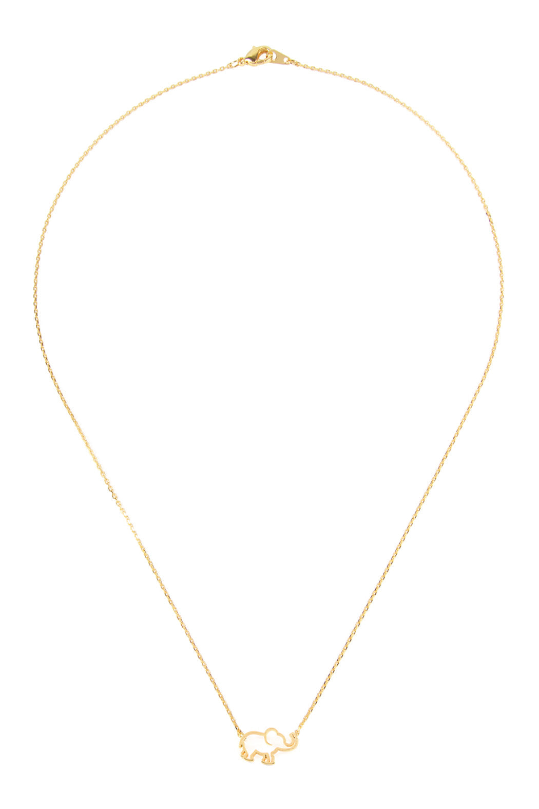 Hdnc3n82 - Elephant Cast Pendant Necklace