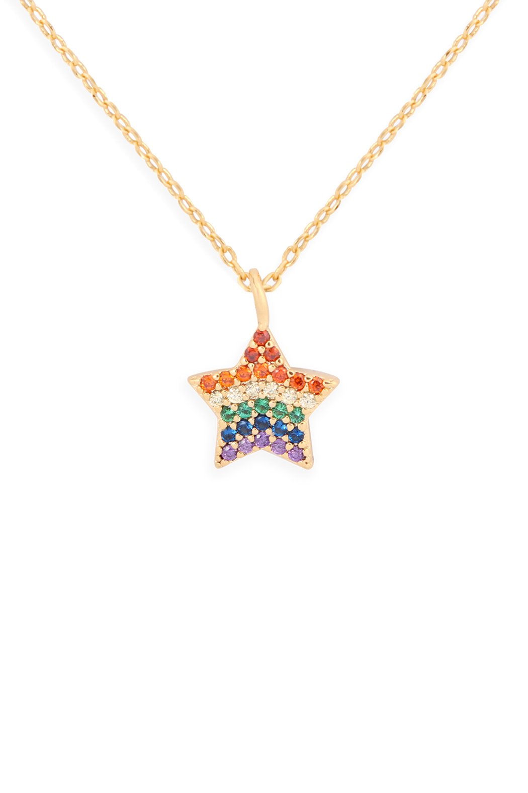Star Zirconia Pendant Necklace