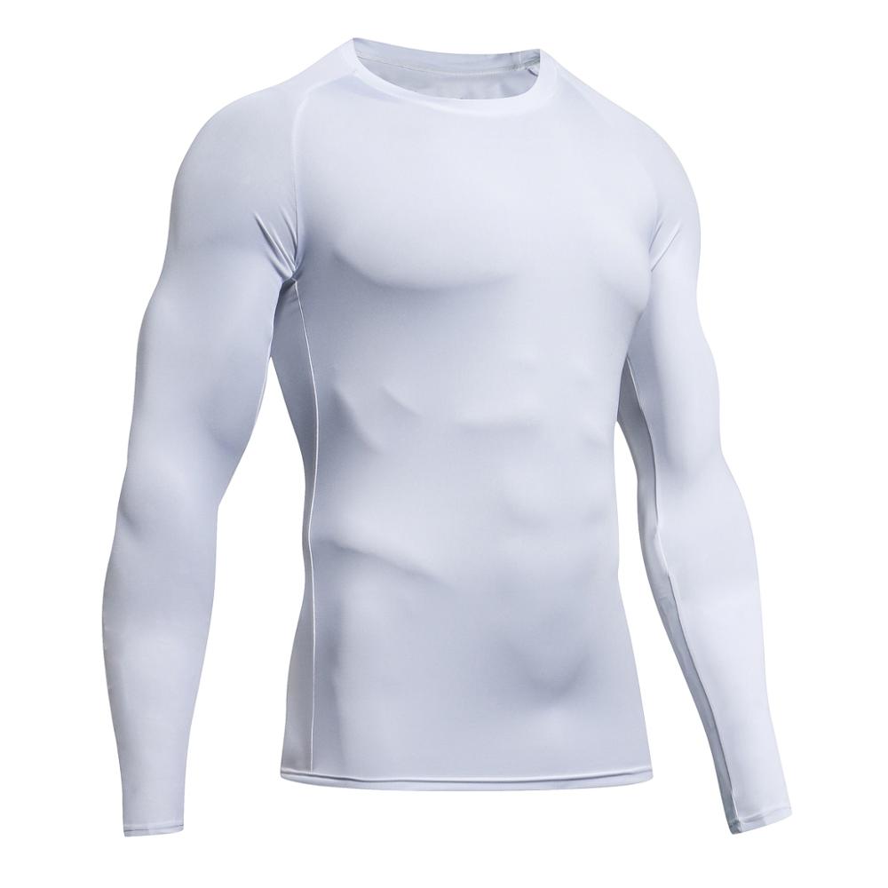 Custom Long Sleeve Clothing Men T-Shirt Tracksuits for Men Fitness Training Wear Polyester Black Sportswear Fitness & Yoga Wear