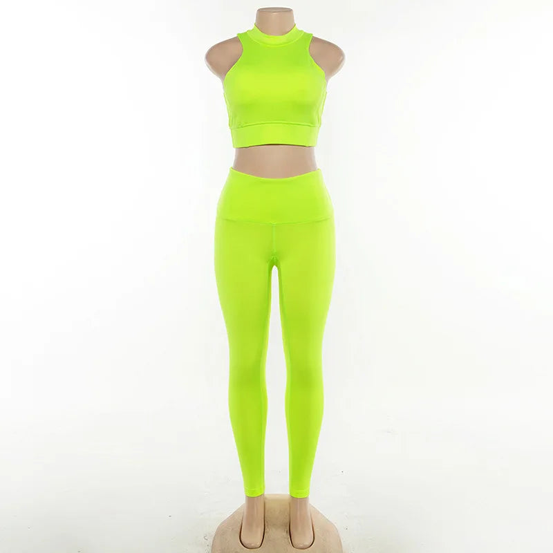 Women's Yoga Set Sportswear Sportswear Women's Fitness Wear 2 Piece Set