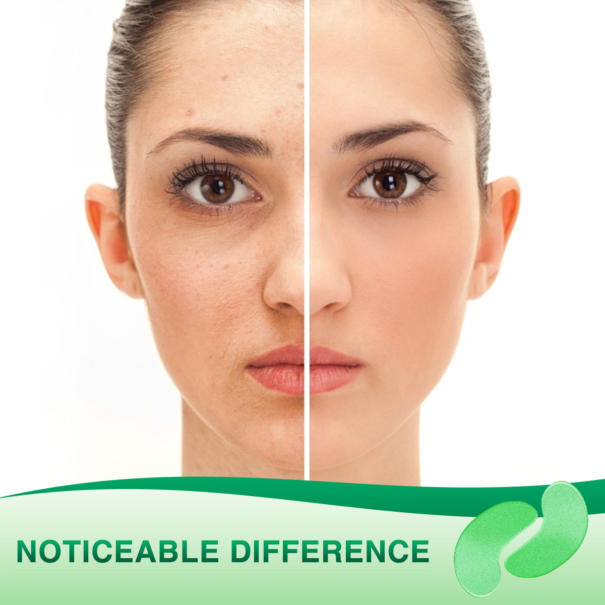 Hydrogel  Green Tea Eye Gel Patch Under Eye Patches Green Tea Hydrogel Patches for Panda Eyes