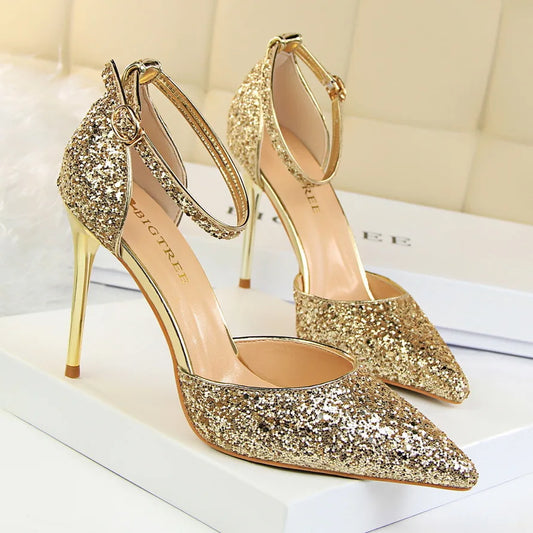 Sparkling Nightfall Heels | 283-1 Luxurious High Heel