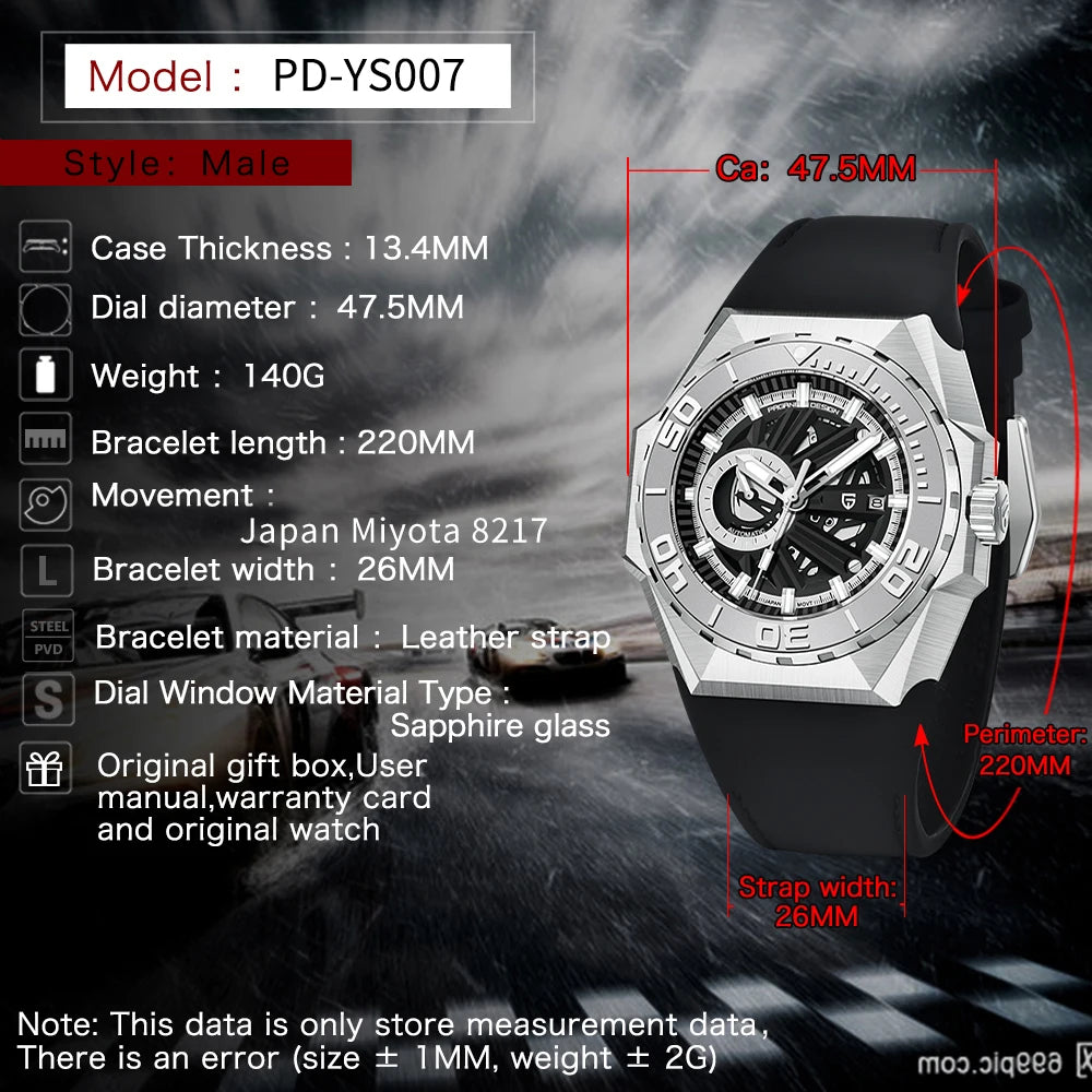 Men Watch Pagani 007 Master Piece