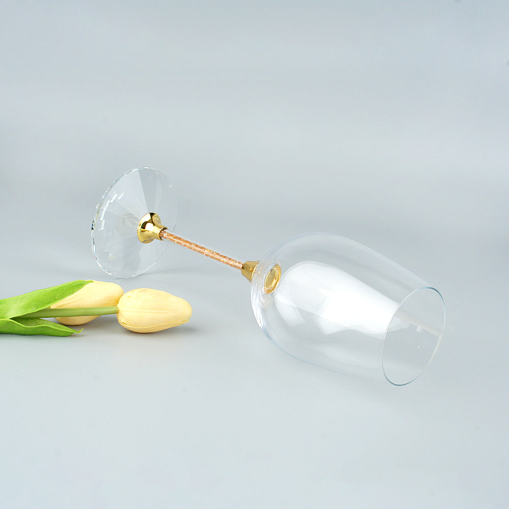 Crystal Wine Glass Charms Drinking Glasses Kitchen Glassware for Red or White Wine Tasting