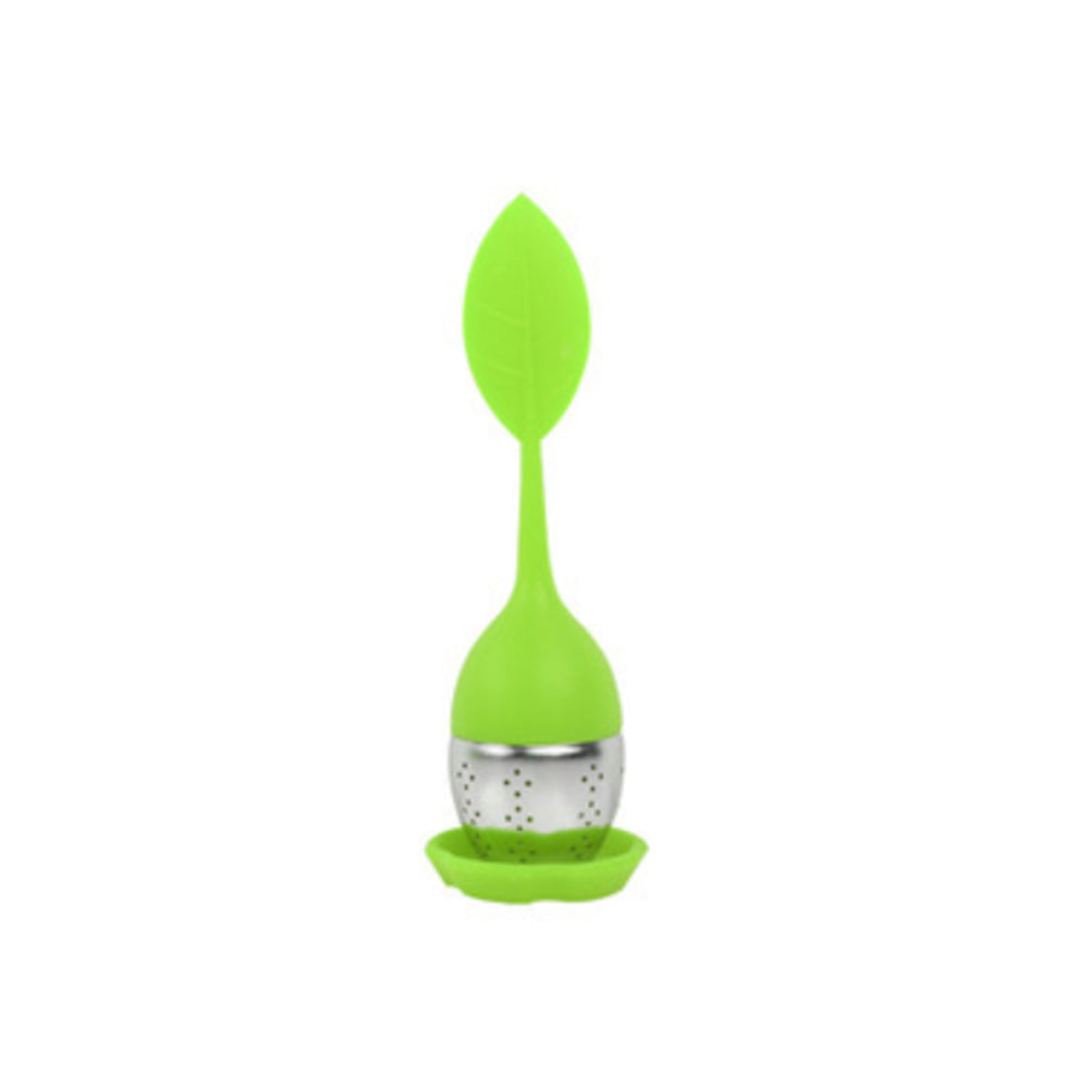 DropShipping Stainless Steel 201 304 Silicone Tea Infuser Leaf Animal  Tea Seasoning Rubber Infuser Tea Leak Filter