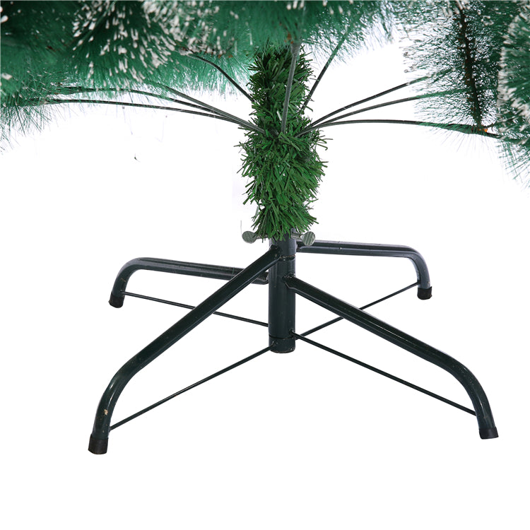 Christmas Decoration Supplier 60CM 2FT PET Pine Needle Christmas Tree With White Dust