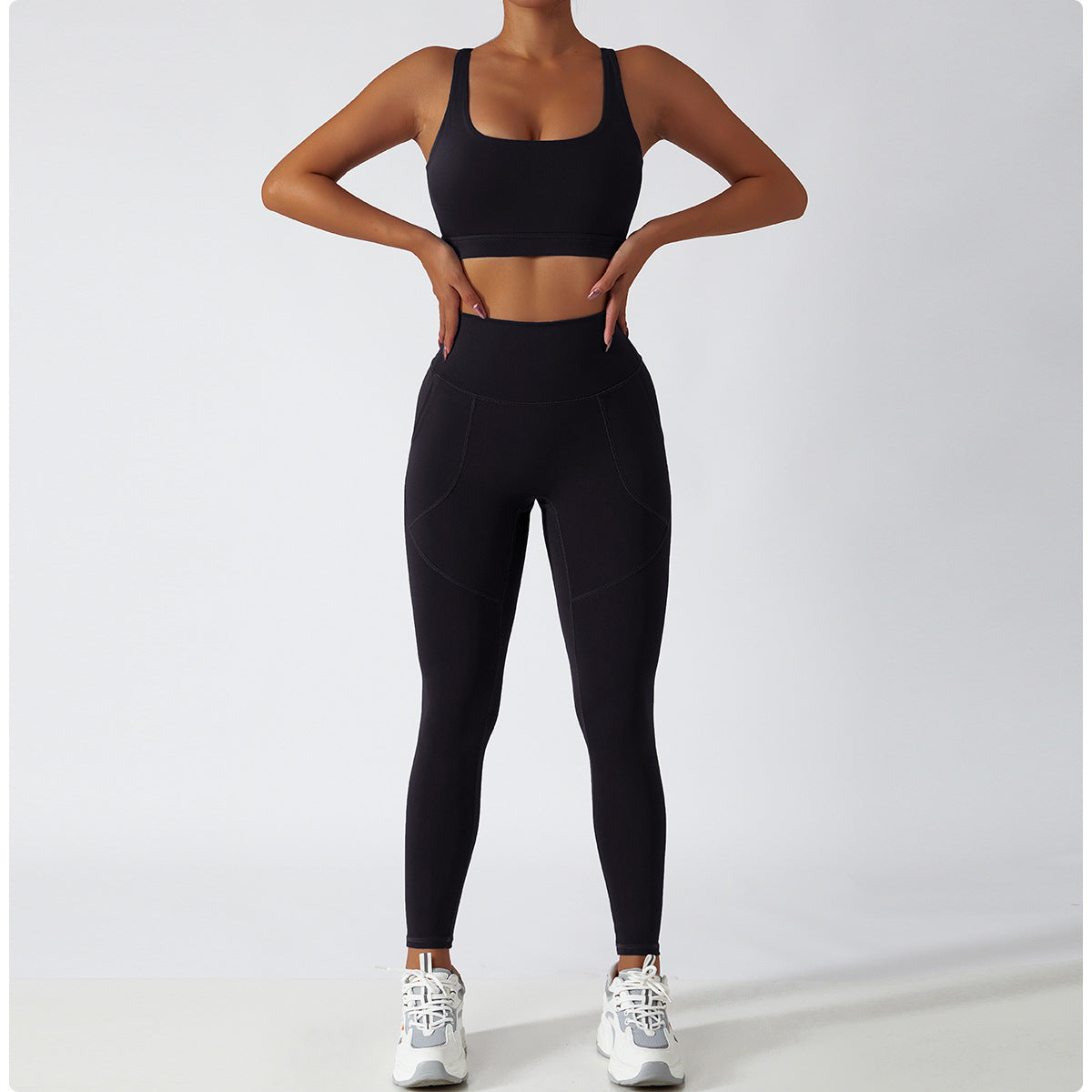 NO MOQ Eco Friendly Activewear Gym Fitness Sets Yoga Wear Recycled Nylon Workout Sets