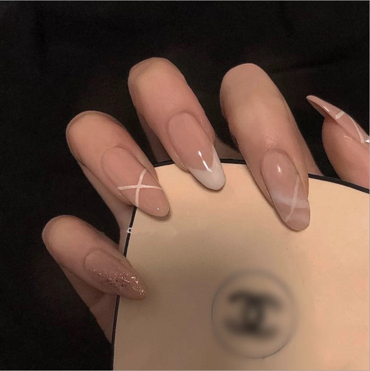 2021 Summer Style Press on Nails Acrylic Coffin Nail Tips