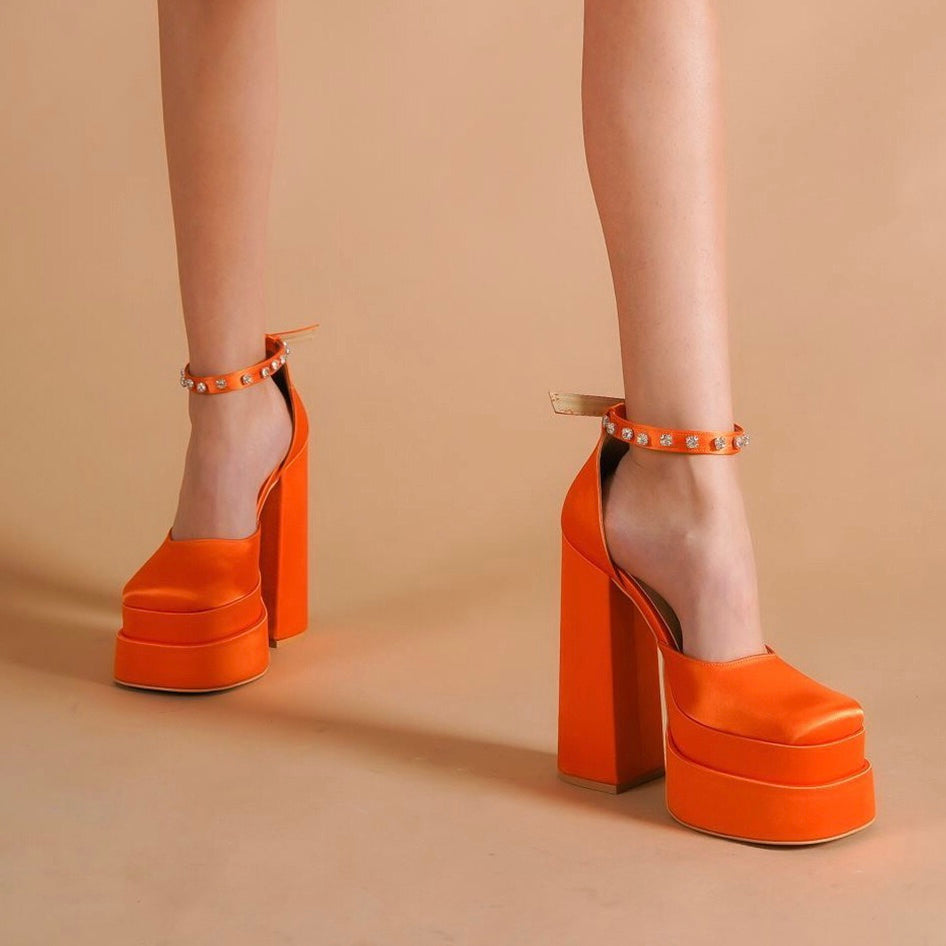 2022 Plataformas Sandalias Summer New Design Thick Sole High Heels Ladies Chunky Platform Sandals for Women
