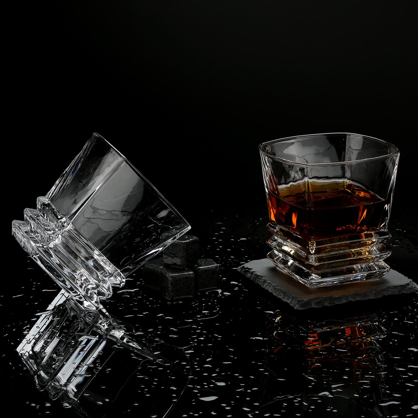 High Quality  Whiskey Glass Set Crystal Glasses Whiskey Glass Cup Gift Set